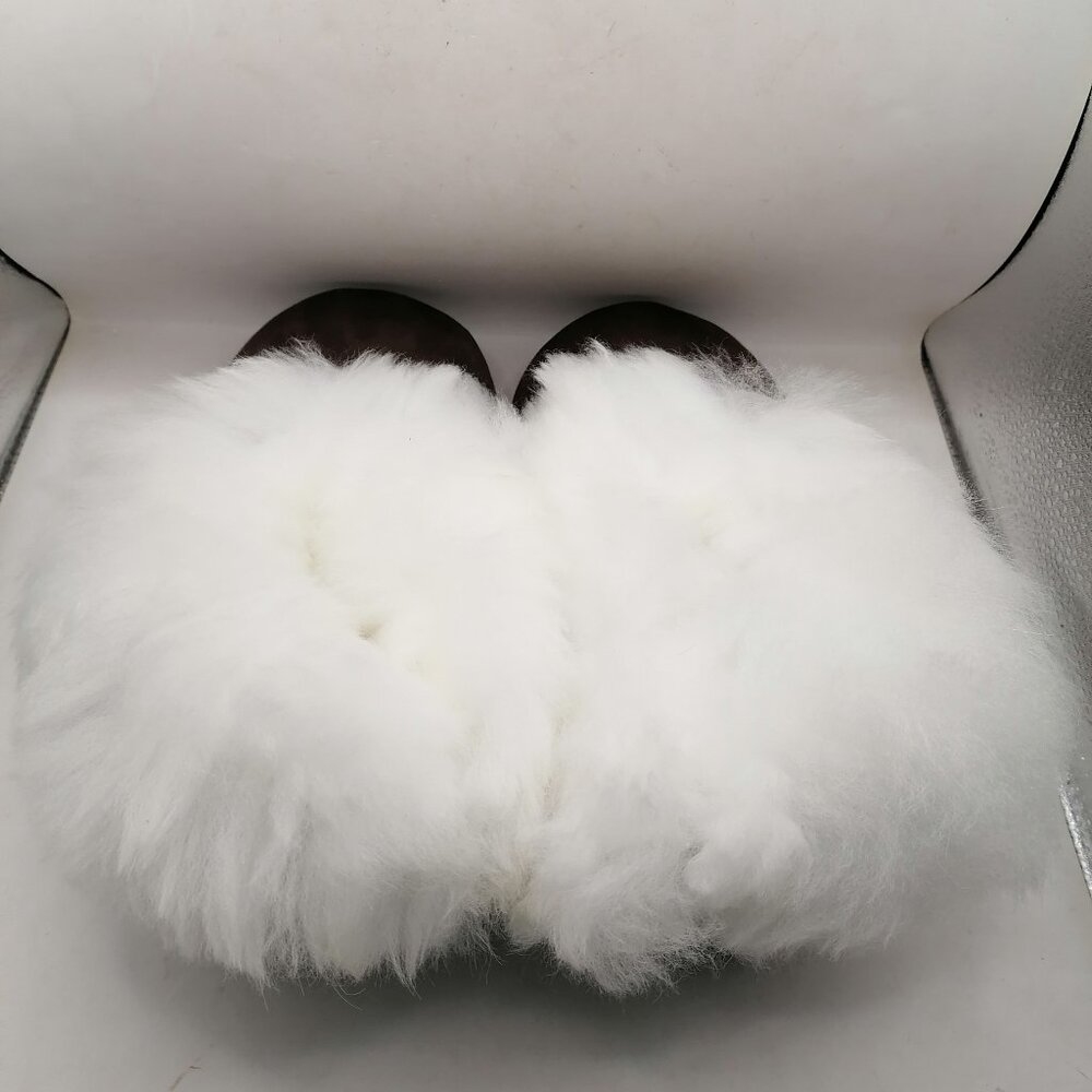 Unisex Handmade Alpaca Fur Slippers